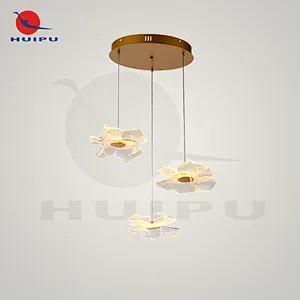 New design floral LED acrylic pendant light